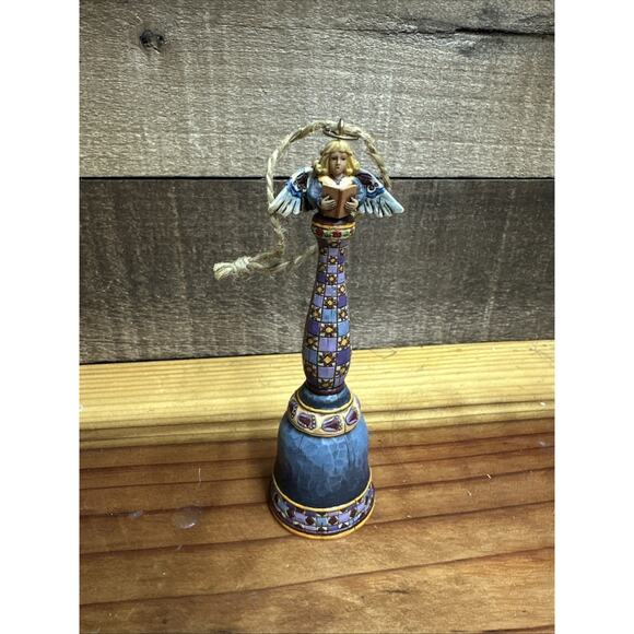 Jim Shore Celebrate Harmony Enesco Heartwood Creek Angel Bell Ornament - Picture 1 of 5